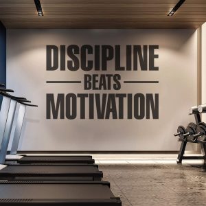 Vinil Gym Discipline Beats Motiv Mediano 6520
