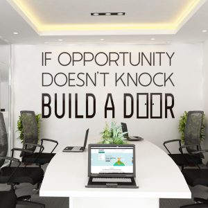 Vinil Oficina Build a Door Grande 6639