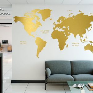 Vinil Mapas Mundial Grande 6999