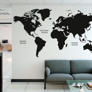 Vinil Mapas Mundial Grande 7020