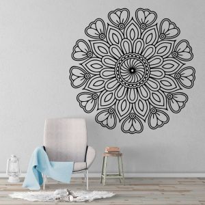 Vinil Mandalas Flor Chico 7635
