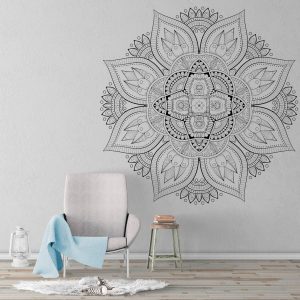 Vinil Mandalas Flor Grande 7648