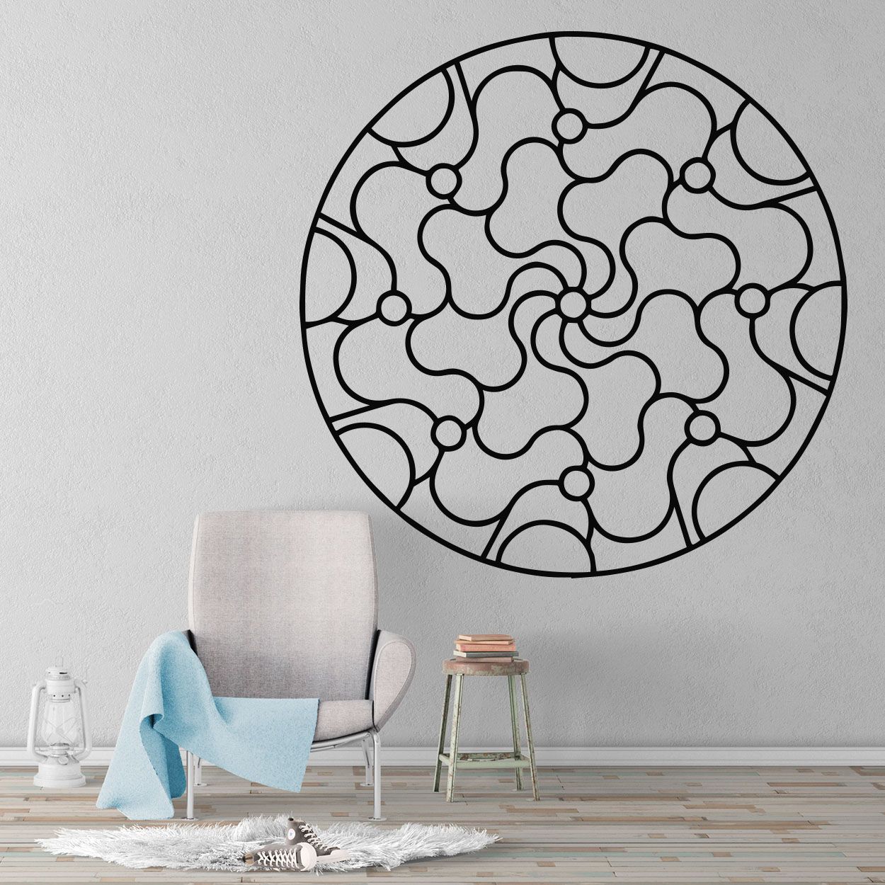 Vinil Mandalas Minimalista Grande 7663