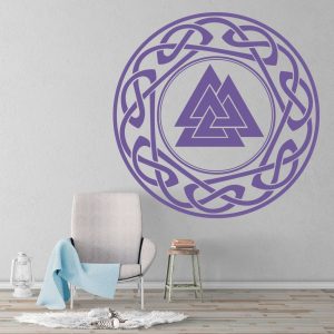 Vinil Simbolos Valknut Nudo de la Muerte Mediano 7709