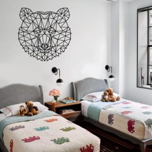 Animales Oso Geometrico 3D 9016