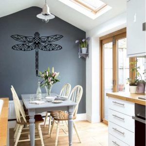 Animales Libelula Dragon Fly Geometrica 3D 9019