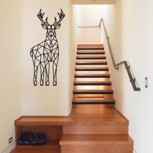 Animales Venado Ciervo Geometrico 3D 9020