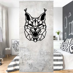 Animales Lince Lynx Geometrico 3D 9038