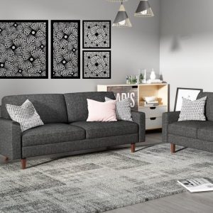 Plantas Flores 4 Piezas 3D 9059