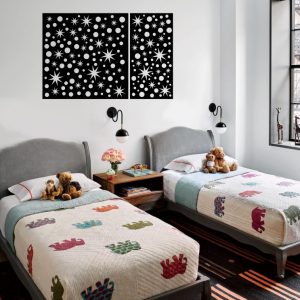 Figuras Estrellas y Circulos 3D 9069
